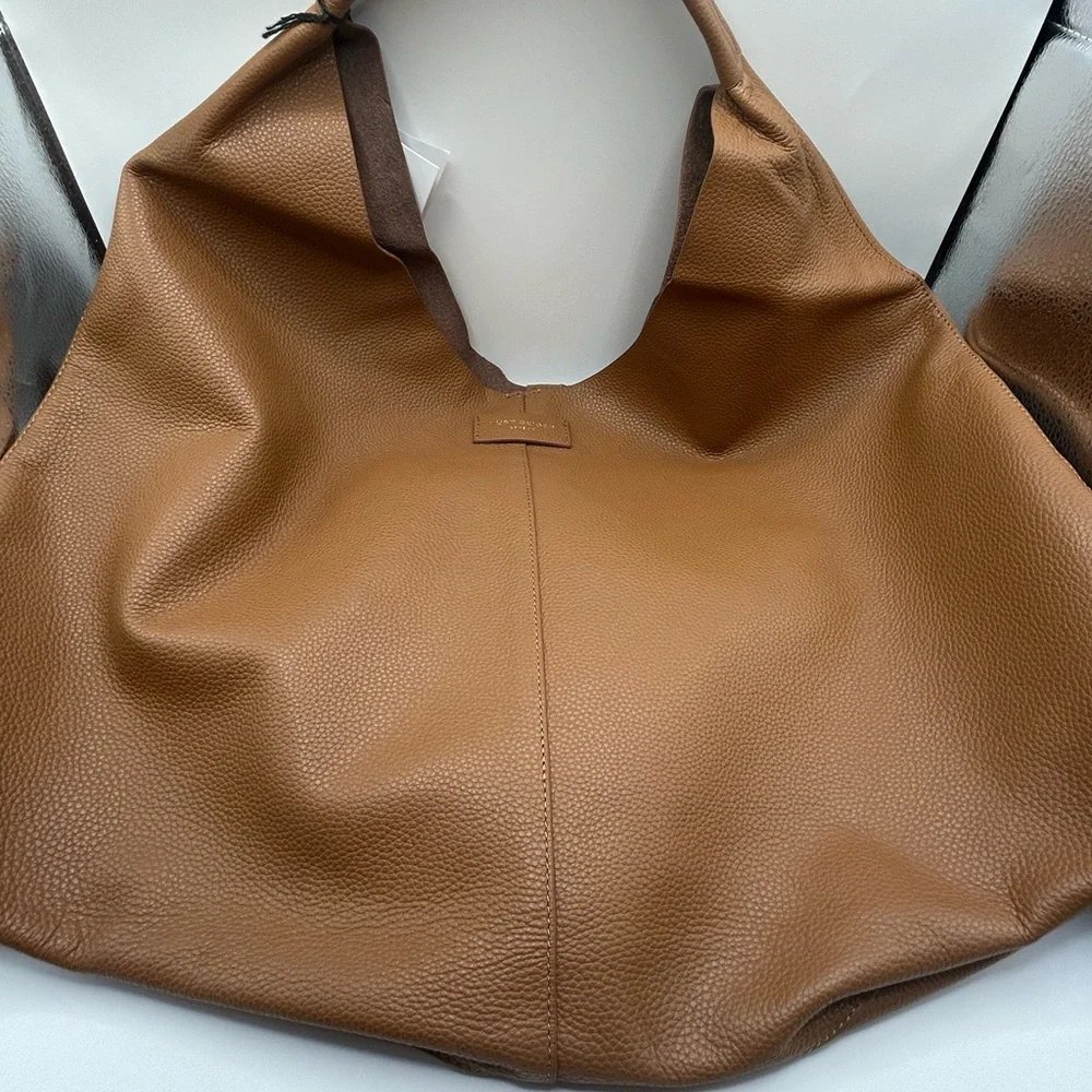 Kurt Geiger London Violet Tan Leather Hobo Bag - Picture 7 of 9